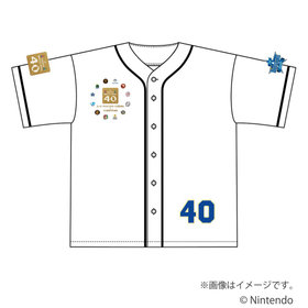 【8月中旬頃より順次お届け】スーパーマリオブラザーズ40周年×プロ野球12球団/ベースボールシャツ
