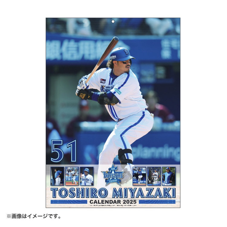 2025/選手別カレンダー/壁掛け（4570199728116）|商品詳細