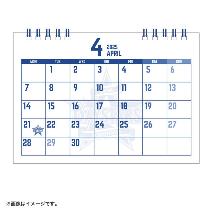 2025/選手別カレンダー/卓上（4570199728192）|商品詳細