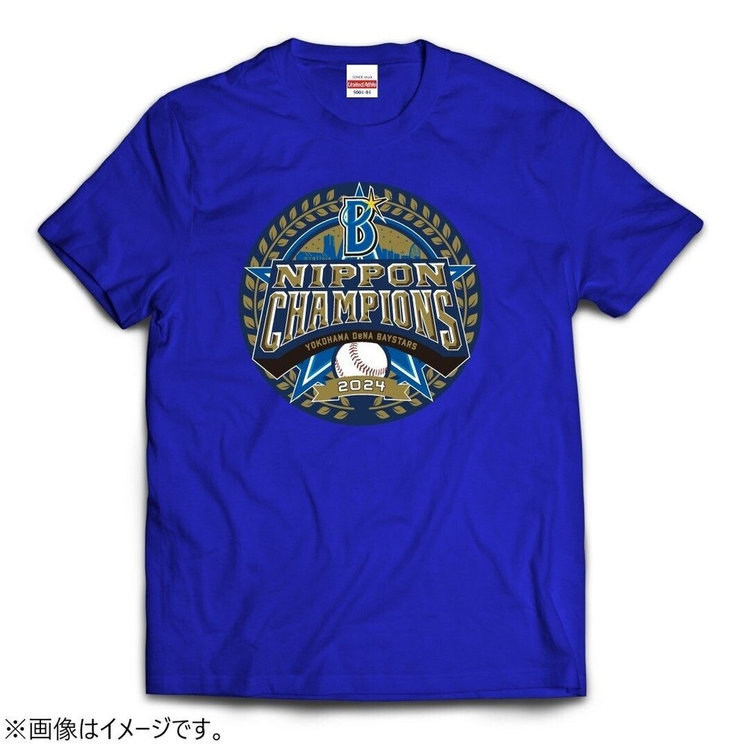 新品未開封】　横浜DeNAベイスターズ 日本一  日本シリーズ　Tシャツ　L SMBC日本シリーズ2024 優勝記念グッズ/Tシャツ（4570199728246