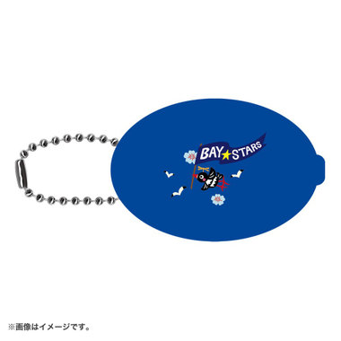 宜野湾キャンプ2025/紅型ラバーコインケース/ブルー
