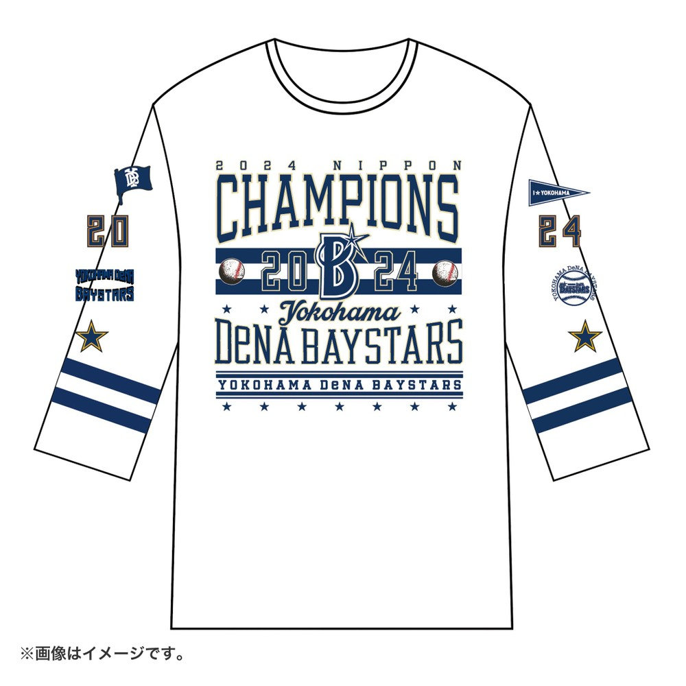 SMBC日本シリーズ2024 優勝記念/7分袖総柄Tシャツ（4570199744529