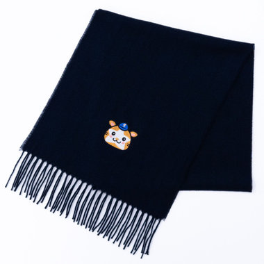 マスコット刺繍マフラー/DB.スターマン