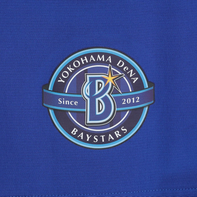 横浜DeNAベイスターズ　フルジップジャケット　NPBマーク エンブレムジップパーカージャケット/Bロゴ（4570199749241