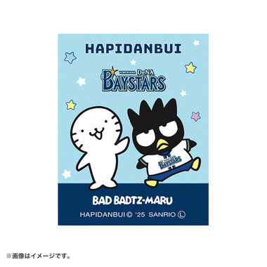 横浜DeNAベイスターズ×はぴだんぶい/ステッカー/バッドばつ丸