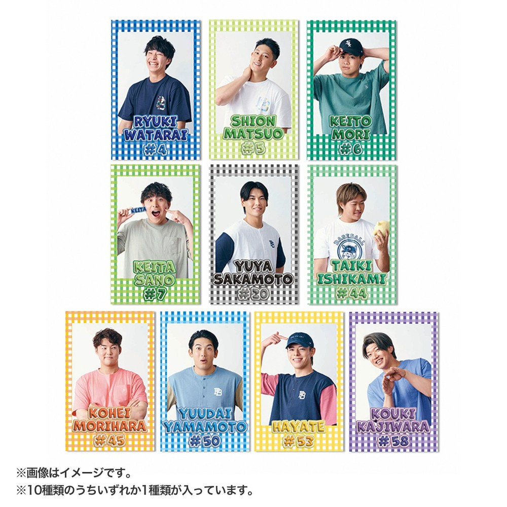 ラフスタイル選手グッズ/ブラインドインスタントフォトカードvol