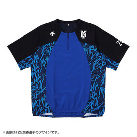 【8月上旬頃より順次お届け】オーセンティックチームウェア/半袖トレーニングジャケット/ブルー