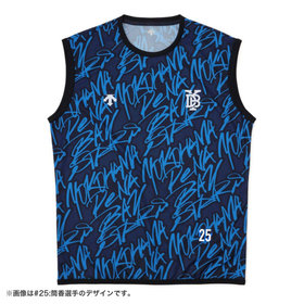 【8月上旬頃より順次お届け】オーセンティックチームウェア/ノースリーブシャツ/ブルー