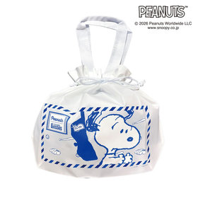 横浜DeNAベイスターズ×SNOOPY/絞り巾着トートバッグ