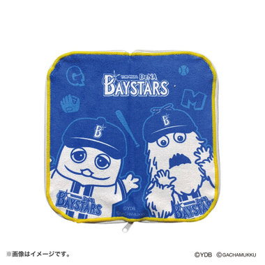 横浜DeNAベイスターズ×ガチャピン・ムック/タオルポーチ