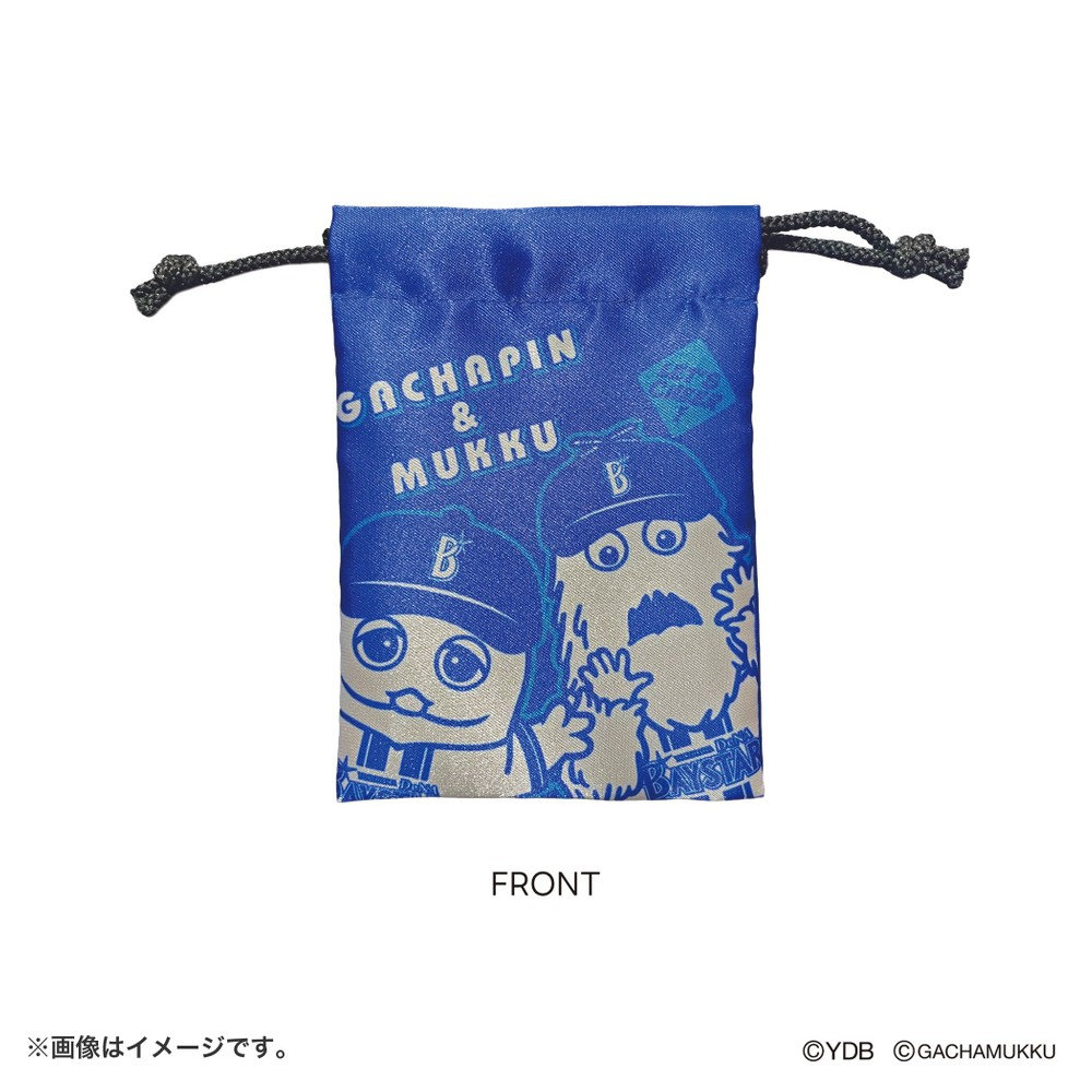 横浜DeNAベイスターズ×ガチャピン・ムック/巾着（4571651543124）|商品