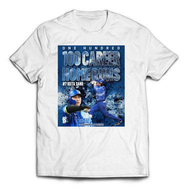 ホセ・ロペス 日米1000本安打記念Tシャツ L Denaベイスターズ 未使用 10月上旬頃より順次お届け】2025ハイライト/0807/#20/Tシャツ