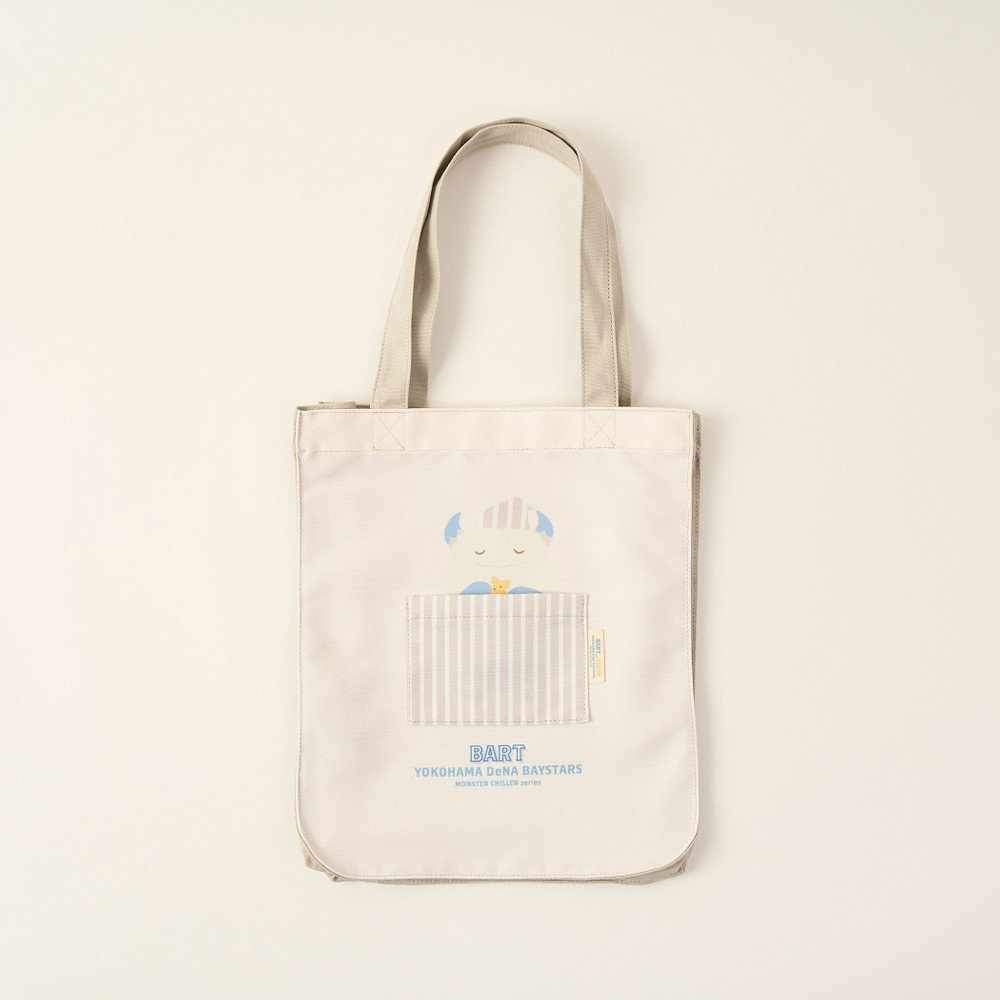 ★新作9500→9000★音楽スーちゃん＆ビリーくん★ハンドメイド　トートバッグ MONSTER CHILLER SERIES/すやすやトートバッグ/BART（4573676000217