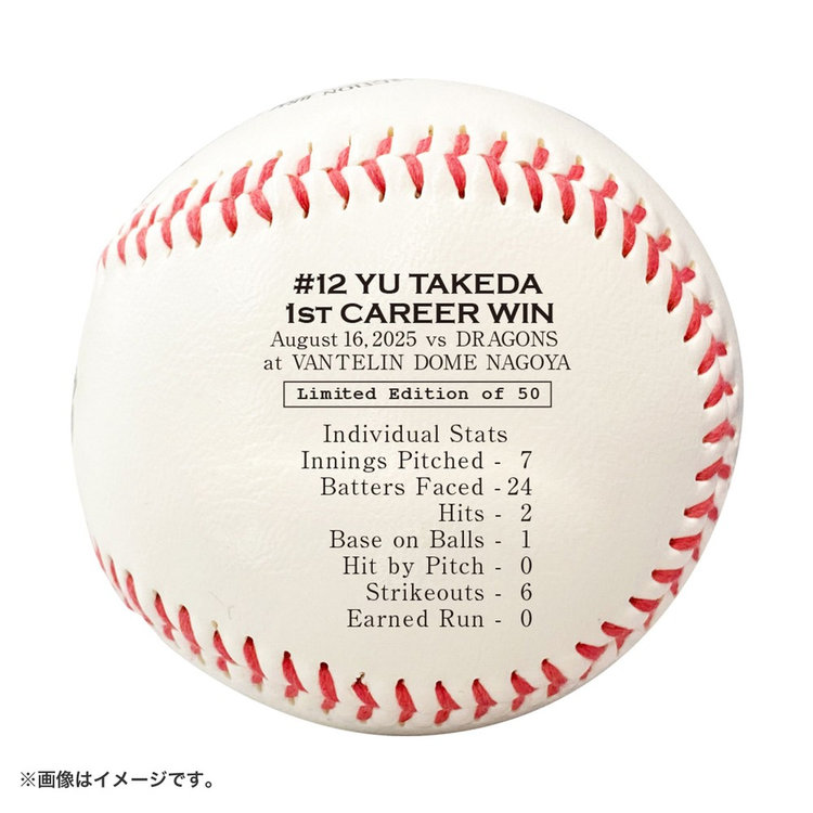 12月下旬頃より順次お届け】#12:竹田祐選手/BBM/プロ初勝利記念