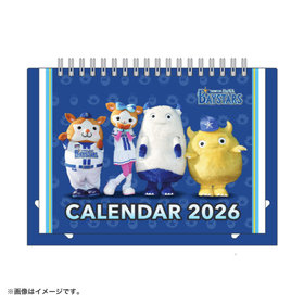 2026/マスコットポップアップカレンダー/DB.スターマン＆DB.キララ＆BART＆CHAPY
