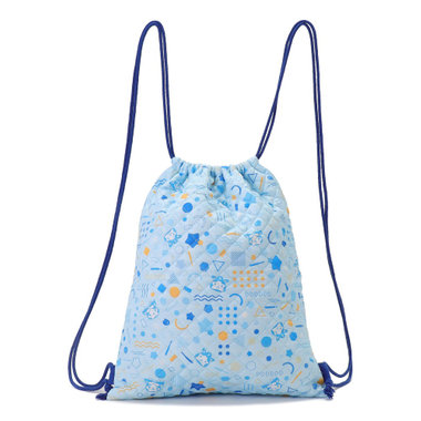 幾何学パターン/大きめ巾着/DB.スターマン＆DB.キララ