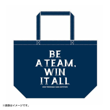 2026シーズンスローガン/BE A TEAM, WIN IT ALL/トートバッグ