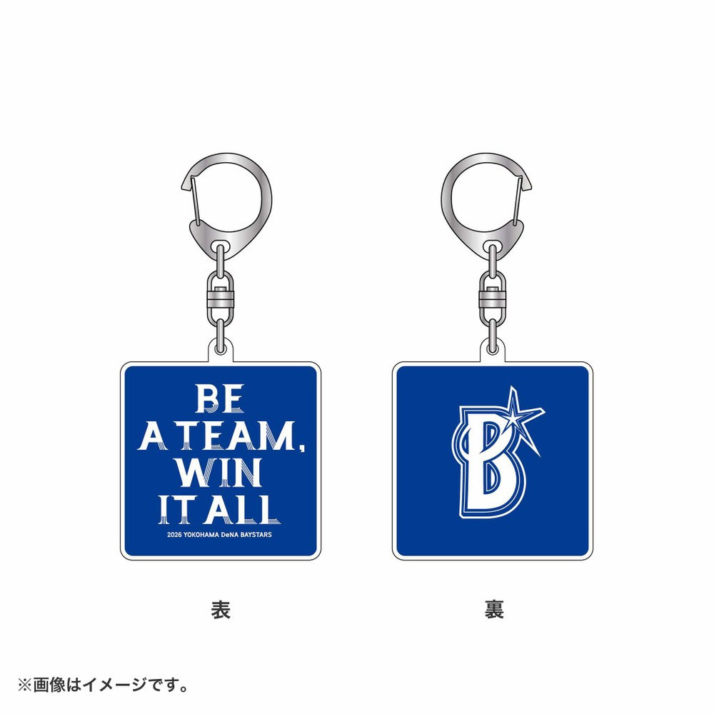 2026シーズンスローガン/BE A TEAM, WIN IT ALL/アクリルキーホルダー
