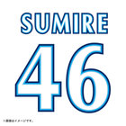 【6月中旬頃より順次お届け】横浜DeNAベイスターズ×日向坂46/背番号シート/VISITOR