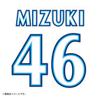 【6月中旬頃より順次お届け】横浜DeNAベイスターズ×日向坂46/背番号シート/VISITOR