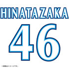【6月中旬頃より順次お届け】横浜DeNAベイスターズ×日向坂46/背番号シート/VISITOR