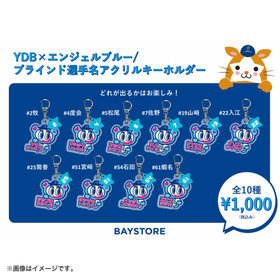 横浜DeNAベイスターズ×ANGEL BLUE/ブラインド選手名アクリルキーホルダー