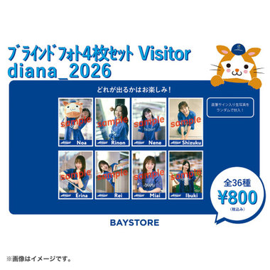 diana2026/ブラインドフォト4枚セット/VISITOR