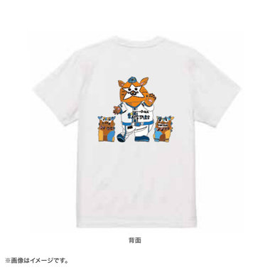 横浜DeNAベイスターズ×ミラクルくん/Tシャツ/ホワイト