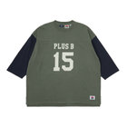 【+B】/NUTMEG/フットボールTシャツ