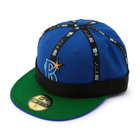 NEW ERA_5950キャップ/Bシンボル/ロイヤル/インサイドアウト