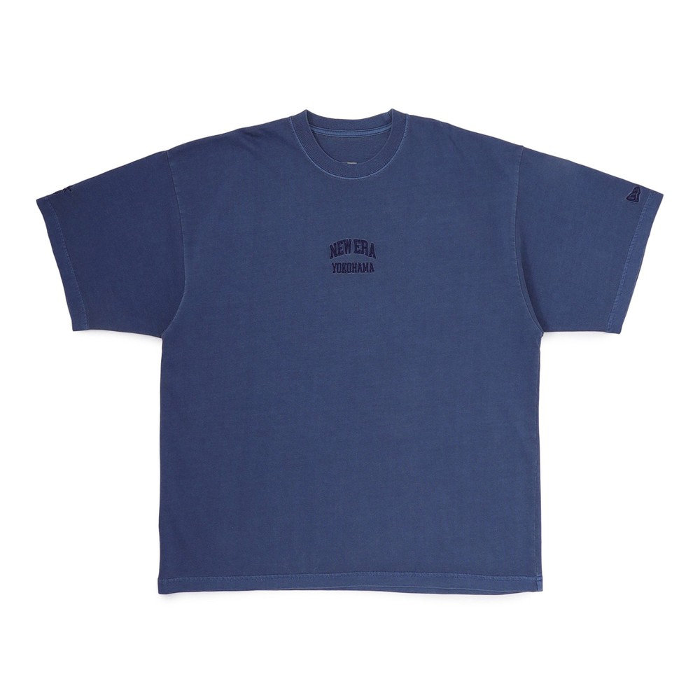 NEW ERA/Tシャツ/アーチロゴ, ブルー, S
