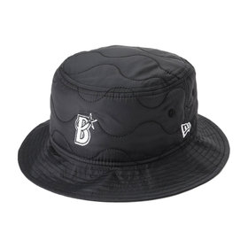 NEW ERA/OD BKT01 MIL QUILT/Bロゴ/ブラック