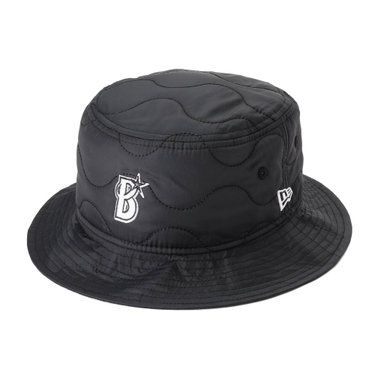 NEW ERA/OD BKT01 MIL QUILT/Bロゴ/ブラック