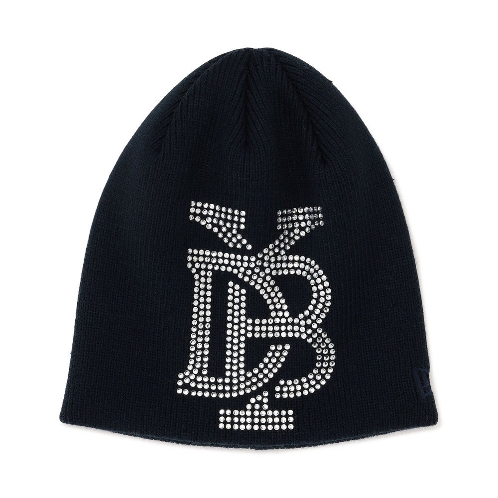 NEW ERA/BC BEANIE BIG RHINESTONE/YDB/ネイビー（ydb4550665787137