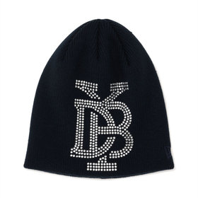 NEW ERA/BC BEANIE BIG RHINESTONE/YDB/ネイビー