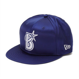 NEW ERA/9FIFTY SATIN LOSDOD/Bシンボル/ブルー/ML