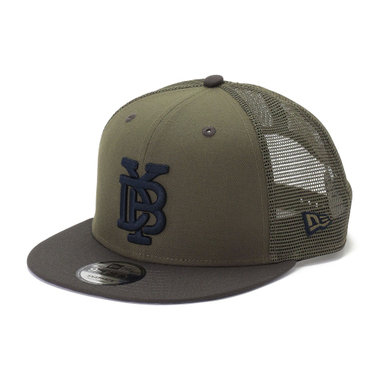 NEW ERA/9FIFTY/トラッカー/YDBロゴ/グリーン