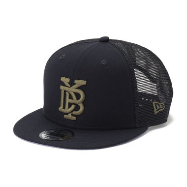NEW ERA/9FIFTY/トラッカー/YDBロゴ/ネイビー