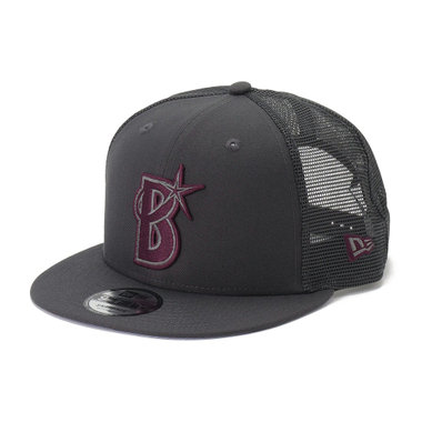 NEW ERA/9FIFTY/トラッカー/Bシンボル/グレー