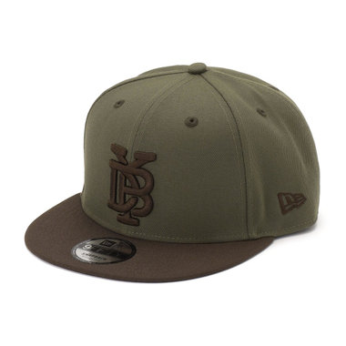 NEW ERA/9FIFTY/YDBロゴ/オリーブ×ブラウン