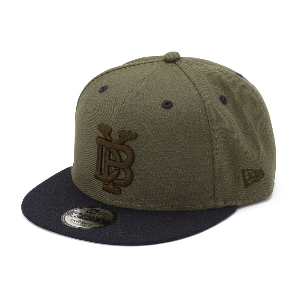 NEW ERA/9FIFTY/YDBロゴ/オリーブ×ネイビー（ydb4550764215197）|商品
