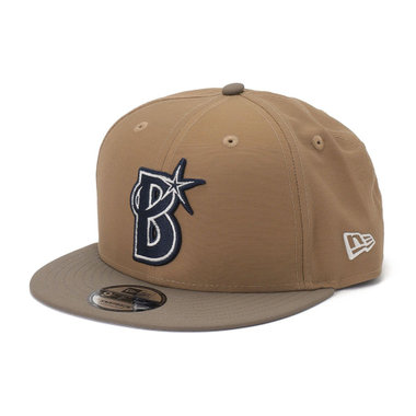 NEW ERA/9FIFTY/Bシンボル/ベージュ