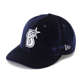 NEW ERA/PC9FIFTY/ベルベット/Bシンボル/ネイビー