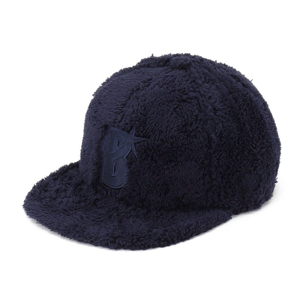 NEW ERA/9FIFTY/フリース/Bシンボル/ネイビー（ydb4550764403679