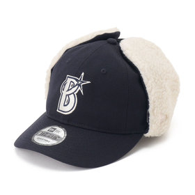 NEW ERA/9THIRTY/ドッグイヤー/Bシンボル/ネイビー