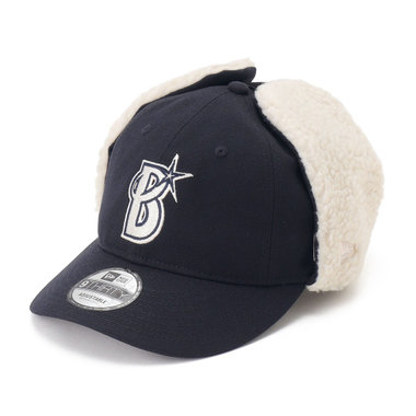 NEW ERA/9THIRTY/ドッグイヤー/Bシンボル/ネイビー