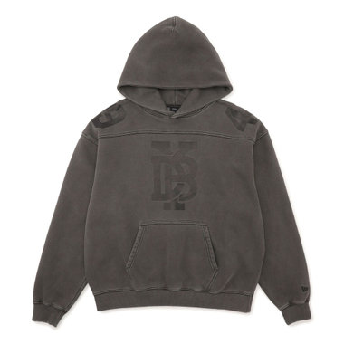 NEW ERA/ガーメントダイスウェットパーカー/YDBロゴ/グレー