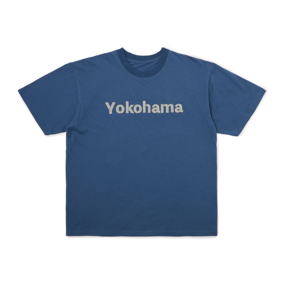 YOKOHAMAパッチTシャツ, ネイビー, S