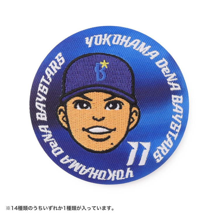 ブラインド/選手・マスコットイラスト刺繍缶バッジ（ydb4570199632468 
