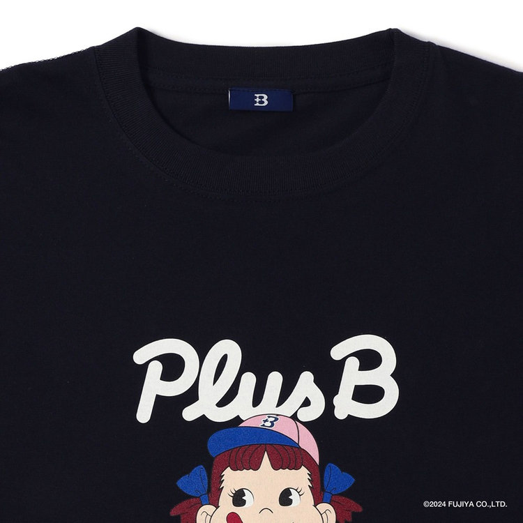 【+B】/Peko/Tシャツ, ネイビー, S